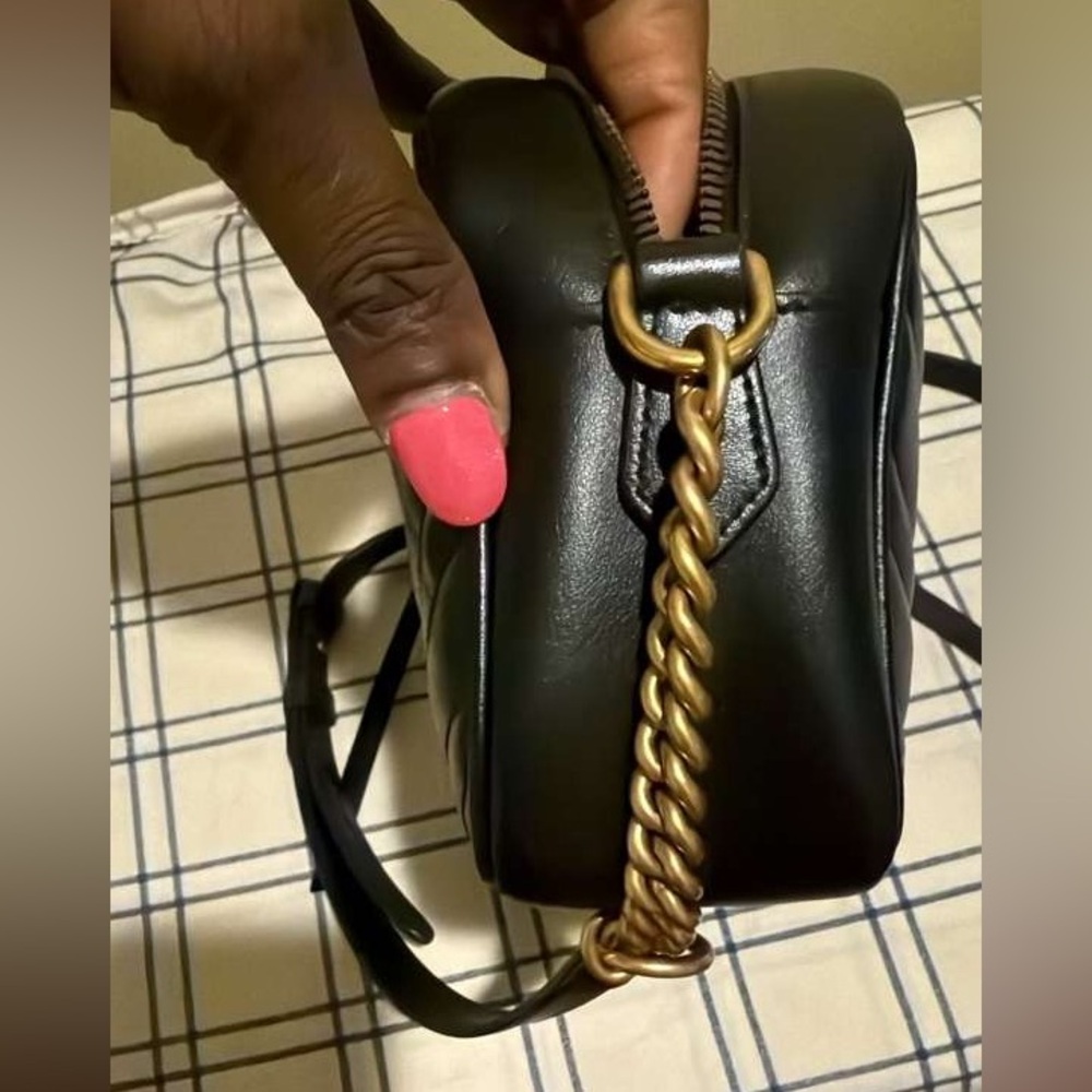 Gucci Marmont Small Matelasse Shoulder Bag - Picture 11 of 13